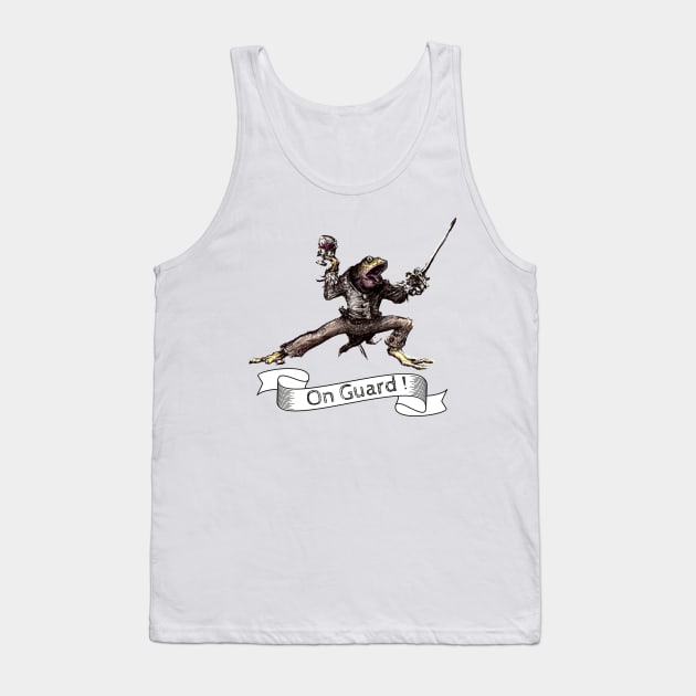 Fencing frog On guard ! 2 Tank Top by artbyst